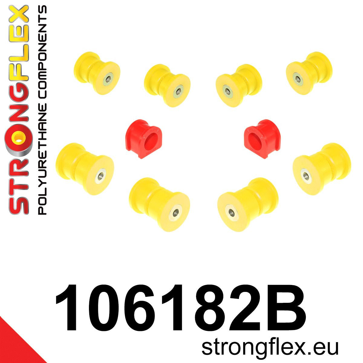 106182B: Kit de silentblocks, suspensión delantera