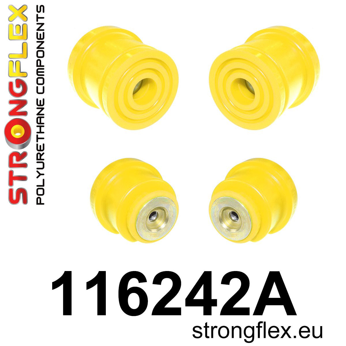 116242A: Kit de silentblocks SPORT para subchasis trasero - Imagen 2