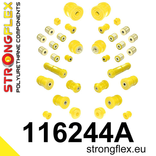 116244A: Kit Completo de Silentblocks de Suspensión SPORT