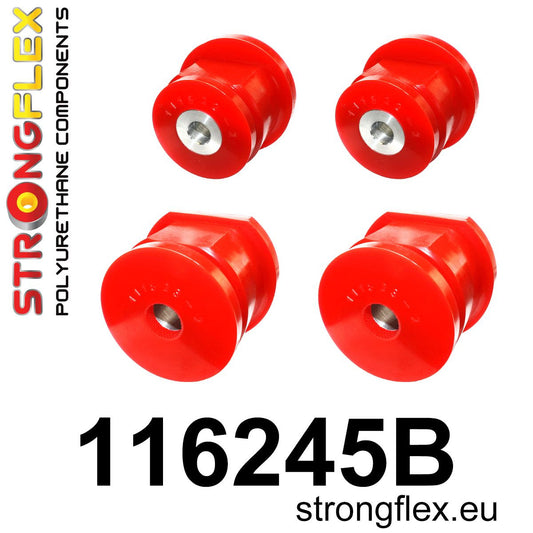 116245B: Kit de silentblocks del subchasis trasero