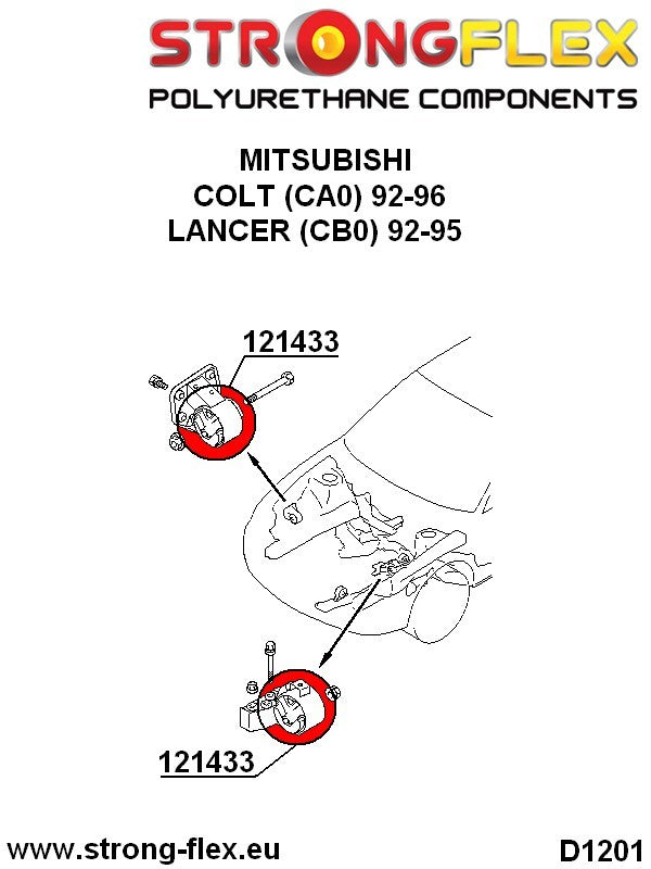 121433A: Casquillos Reforzados Soporte Motor SPORT - Imagen 3