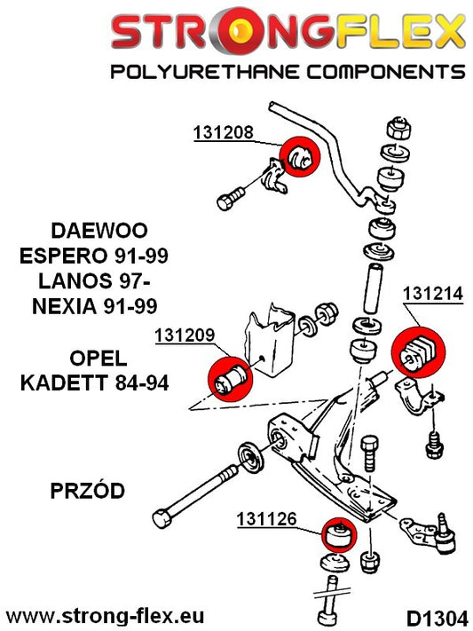 131209A: Silentblock Delantero Inferior SPORT