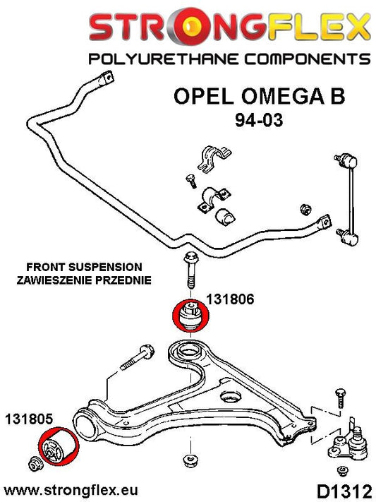 131805A: Silentblock Delantero de Suspensión SPORT