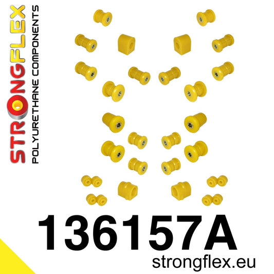 136157A: Kit Completo de Silentblocks de Poliuretano SPORT