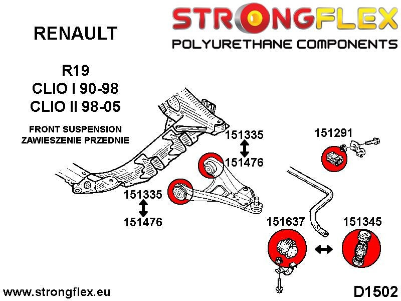151335B: Silentblock Brazo Inferior Delantero - Imagen 2