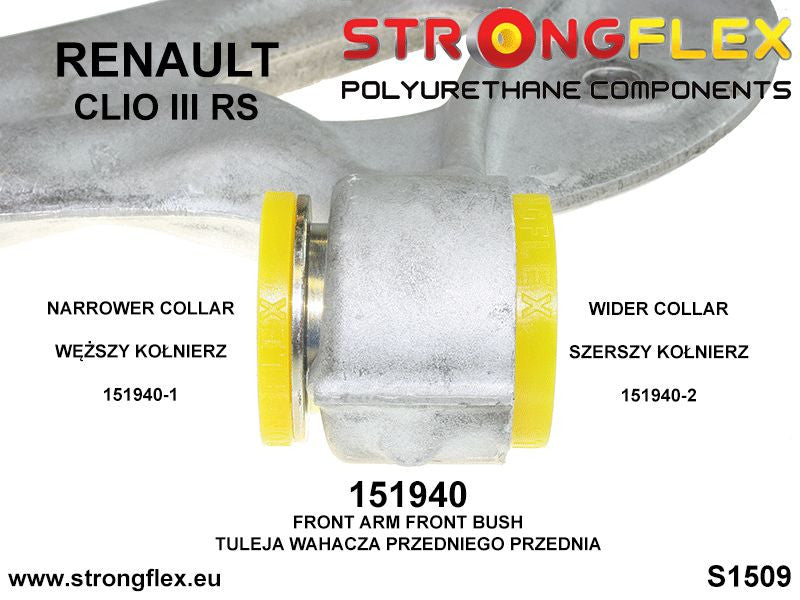 151940A: Brazo de Suspensión Delantero - Silentblock Delantero SPORT - Imagen 2