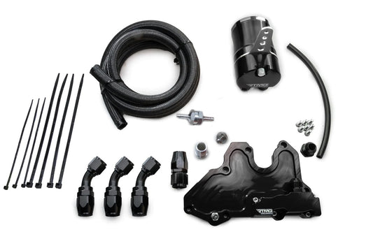 RTMG Performance Catch Can AN10 para 1.8/2.0 TSI EA888.3 Negro Pequeño