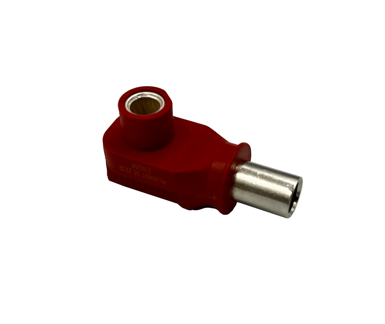 Conector Ecumaster RL00801-35RE; 8.0MM; RADLOK-35MM; Rojo - Imagen 2