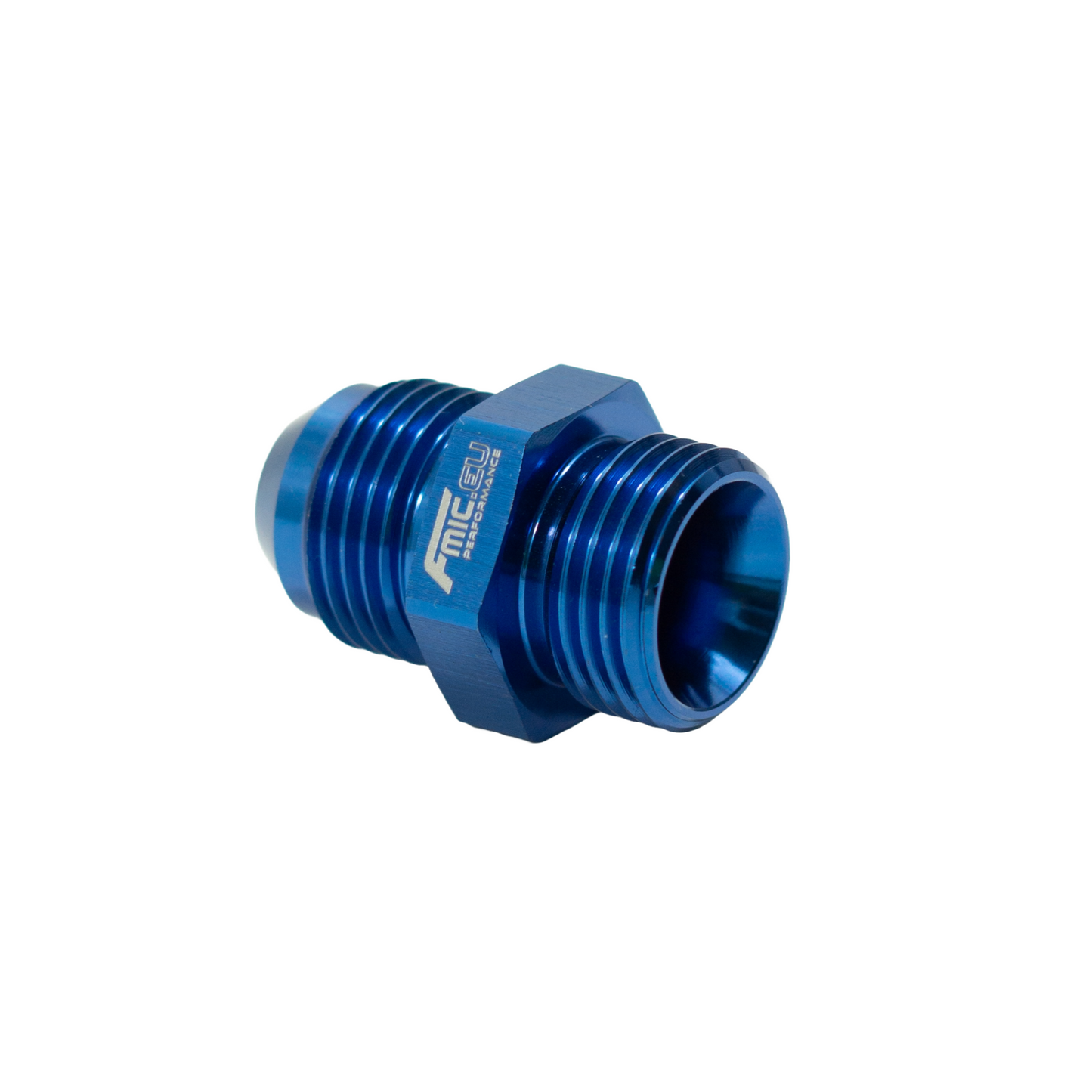 Racor AN8 ORB Macho a AN8 Macho JIC Azul - Imagen 2