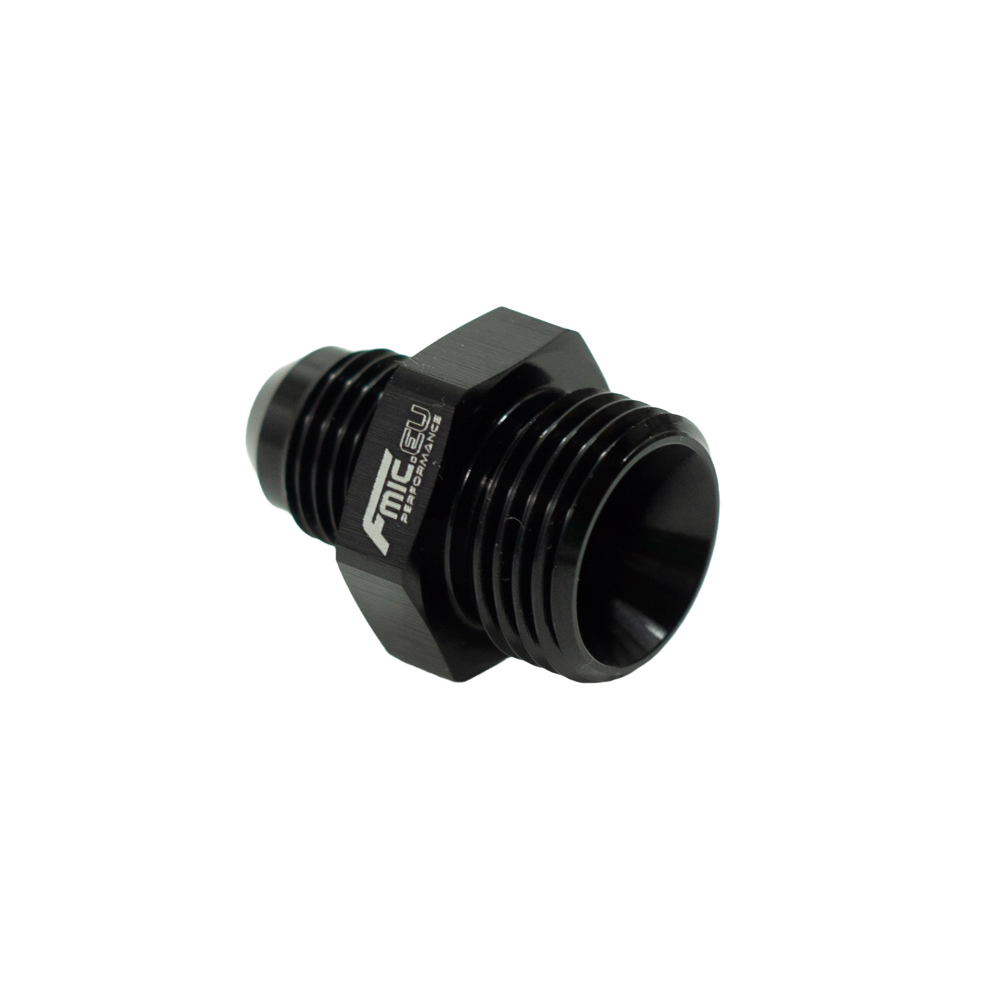 Racor AN8 ORB Macho a AN6 Macho JIC Negro