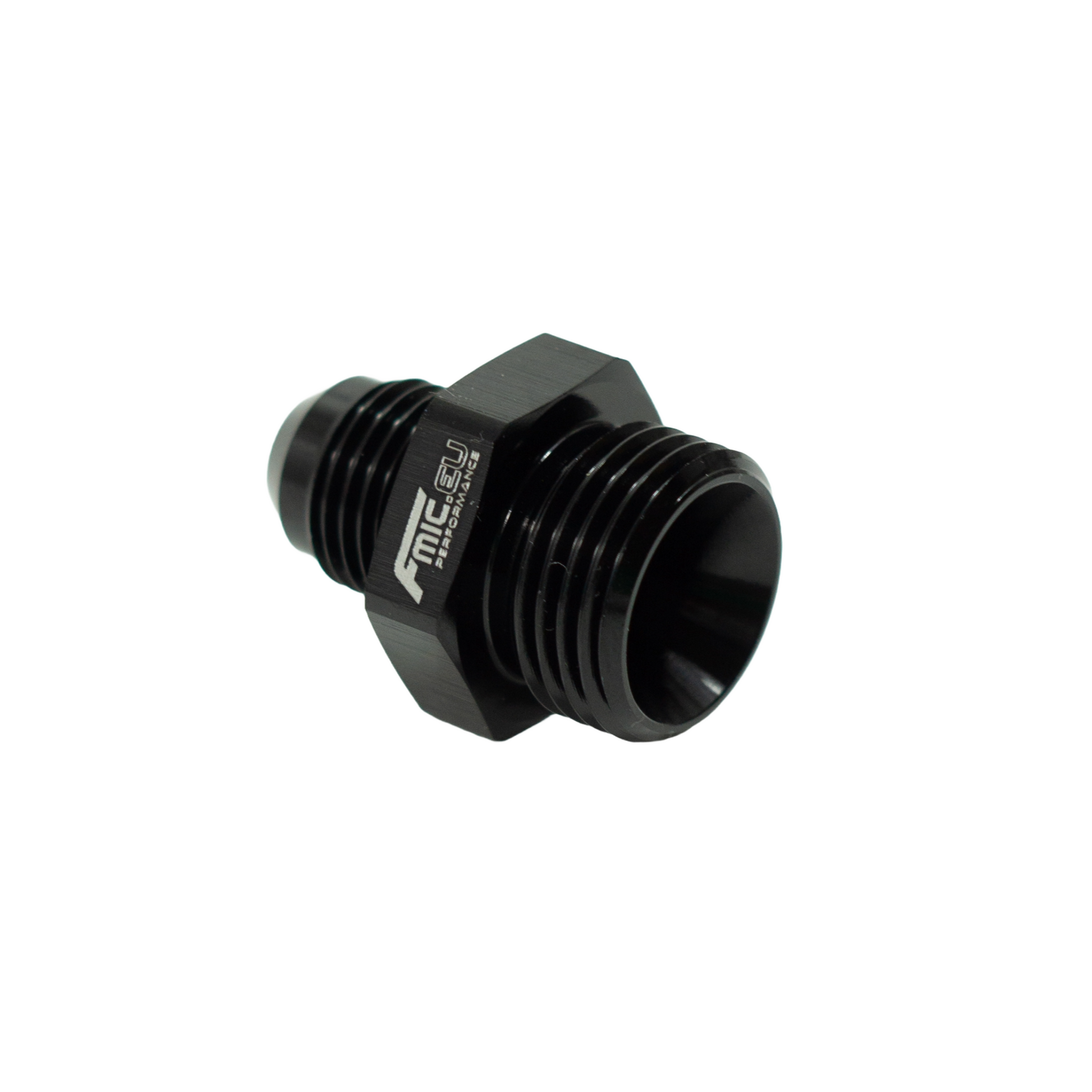 Racor AN8 ORB Macho a AN6 Macho JIC Negro