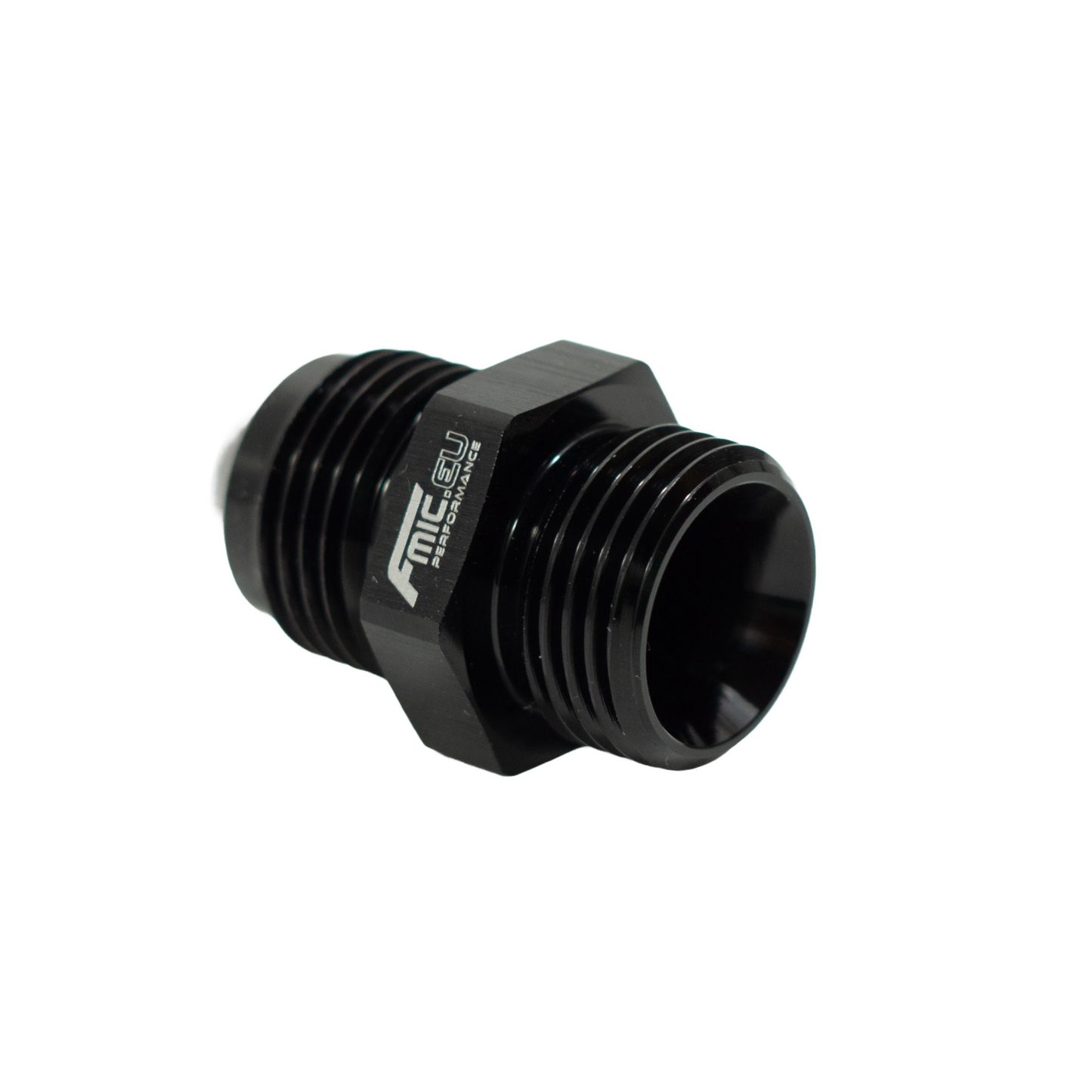 Racor AN8 ORB Macho a AN8 Macho JIC, Negro - Imagen 2