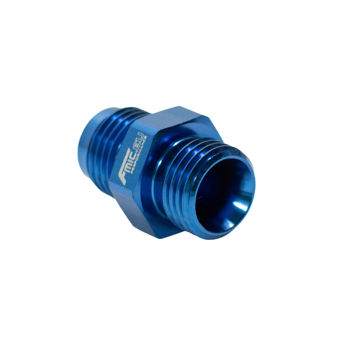 Racor AN6 ORB Macho a AN6 Macho JIC Azul - Imagen 2