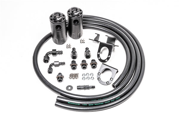 Kit Dual Catch Can Toyota Tundra 07-21 Fluid Lock Radium Engineering