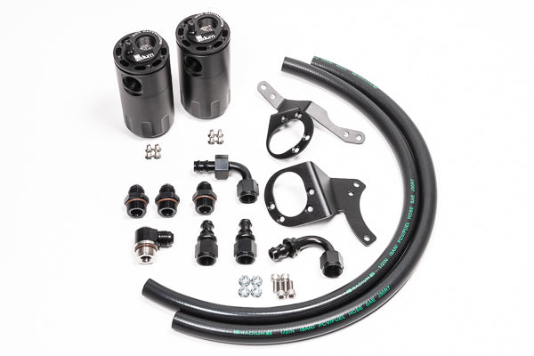 Kit Dual Catch Can Ford Mustang GT 15-17 Fluid Lock Radium Engineering - Imagen 2