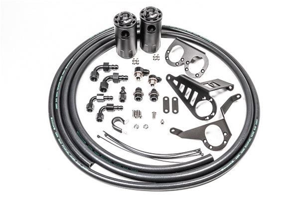 Kit Dual Catch Can Toyota MK4 Supra Fluid Lock Radium Engineering