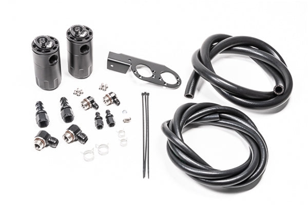 Kit Dual Catch Can Fluid Lock Radium Engineering Nissan Z33 V35 VQ35DE/HR
