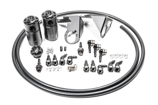 Kit Dual Catch Can Chevrolet Corvette 05-13 Fluid Lock Radium Engineering - Imagen 2