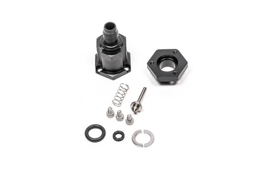 Adaptador Salida Bomba con Válvula Retención 10mm Barb Radium Engineering
