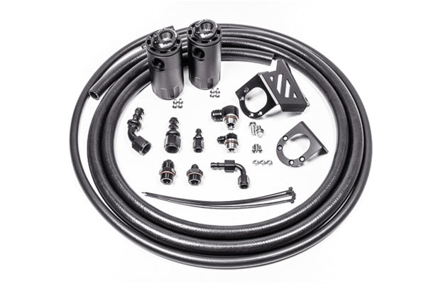 Kit Dual Catch Can para Toyota Tacoma 05-23 Fluid Lock Radium Engineering - Imagen 3
