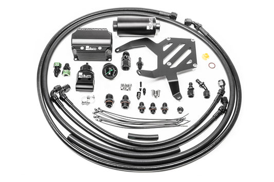 Kit de fontanería para soporte de bomba FR-S/BRZ/GT86/GR86, filtro inoxidable Radium Engineering