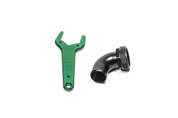 Extremo de Manguera 24AN 75 Grados con Llave Radium Engineering