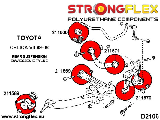 211571B: Silentblock Brazo Suspensión Trasero Superior