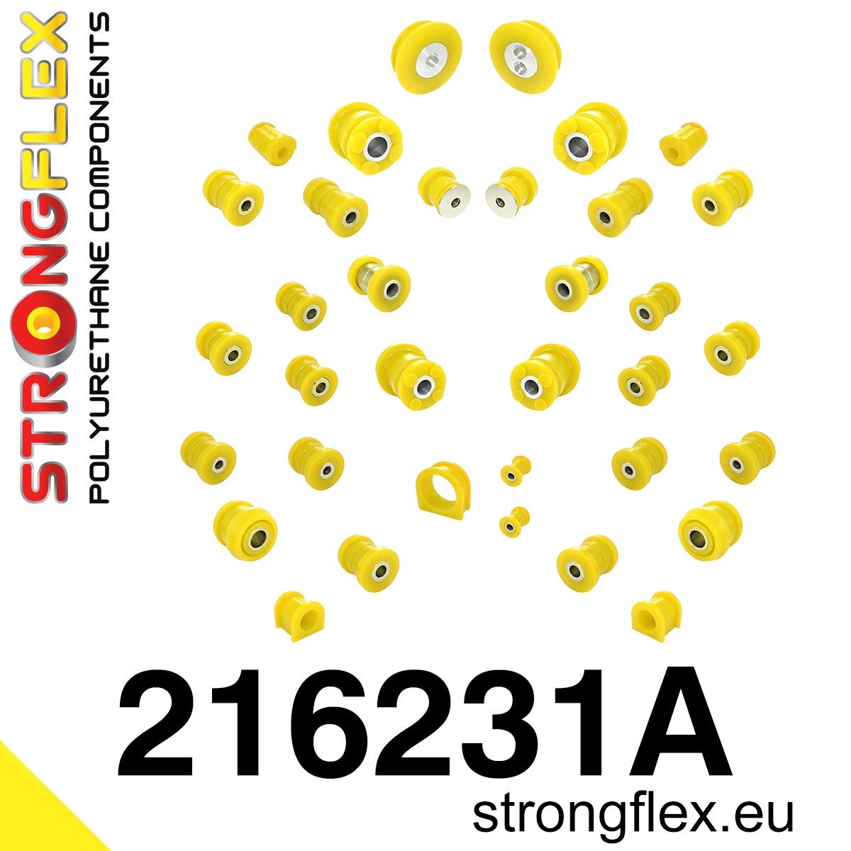 216231A: Kit Completo de Silentblocks de Poliuretano SPORT - Imagen 3