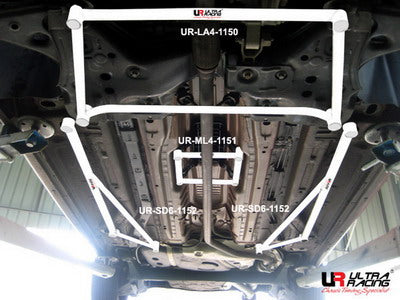 Barras de Refuerzo Inferiores Ultra Racing Fiat Grande Punto 8V 1.4 06+