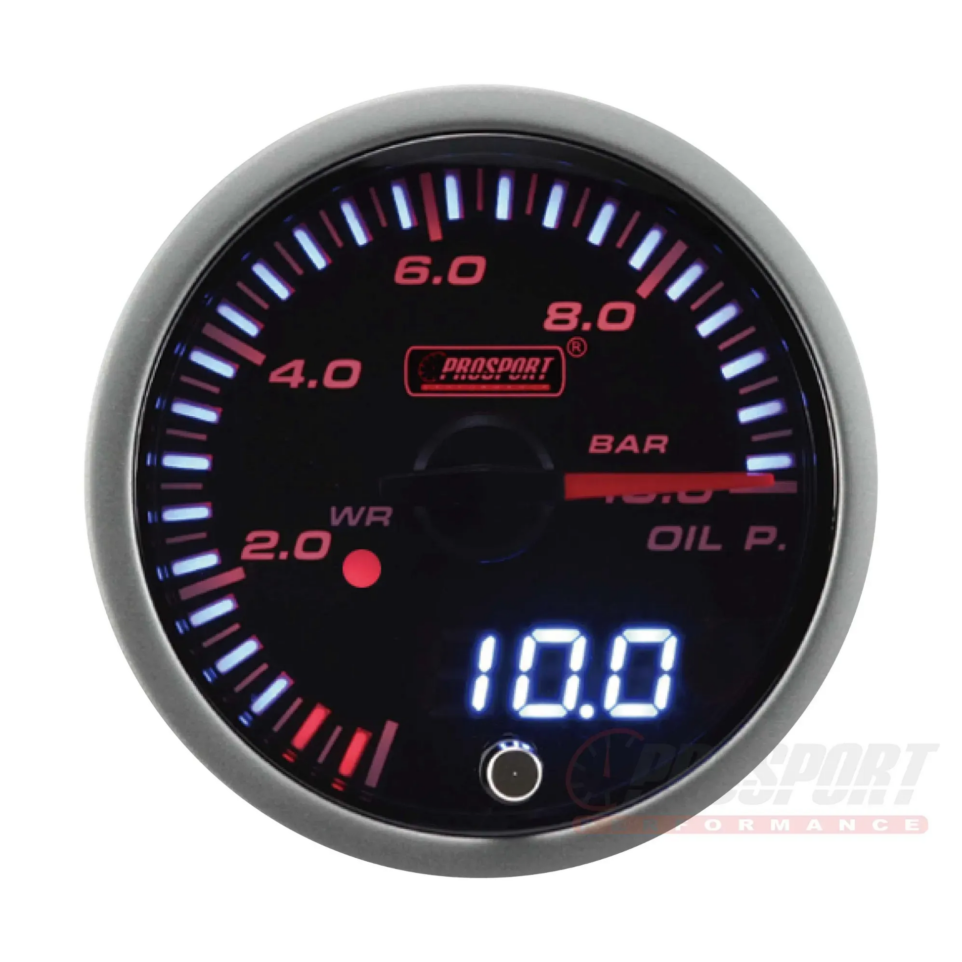 Prosport JDM Series 52mm - Manómetro de Presión de Aceite con Sensor Eléctrico - Imagen 2