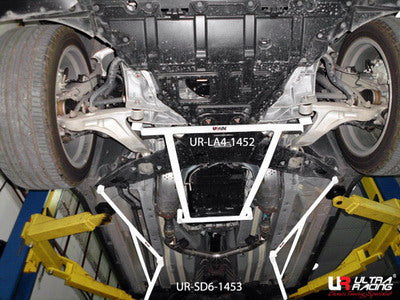 Barra Refuerzo Inferior Delantera H 1452 Ultra Racing para Infiniti FX 09+ 4WD