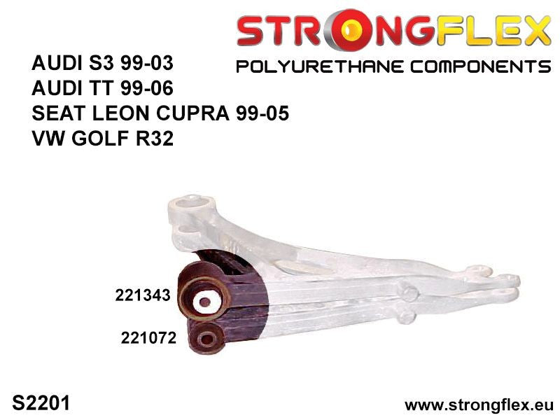 221072A: Silentblock Delantero Brazo Suspensión Del. 30mm SPORT - Imagen 5