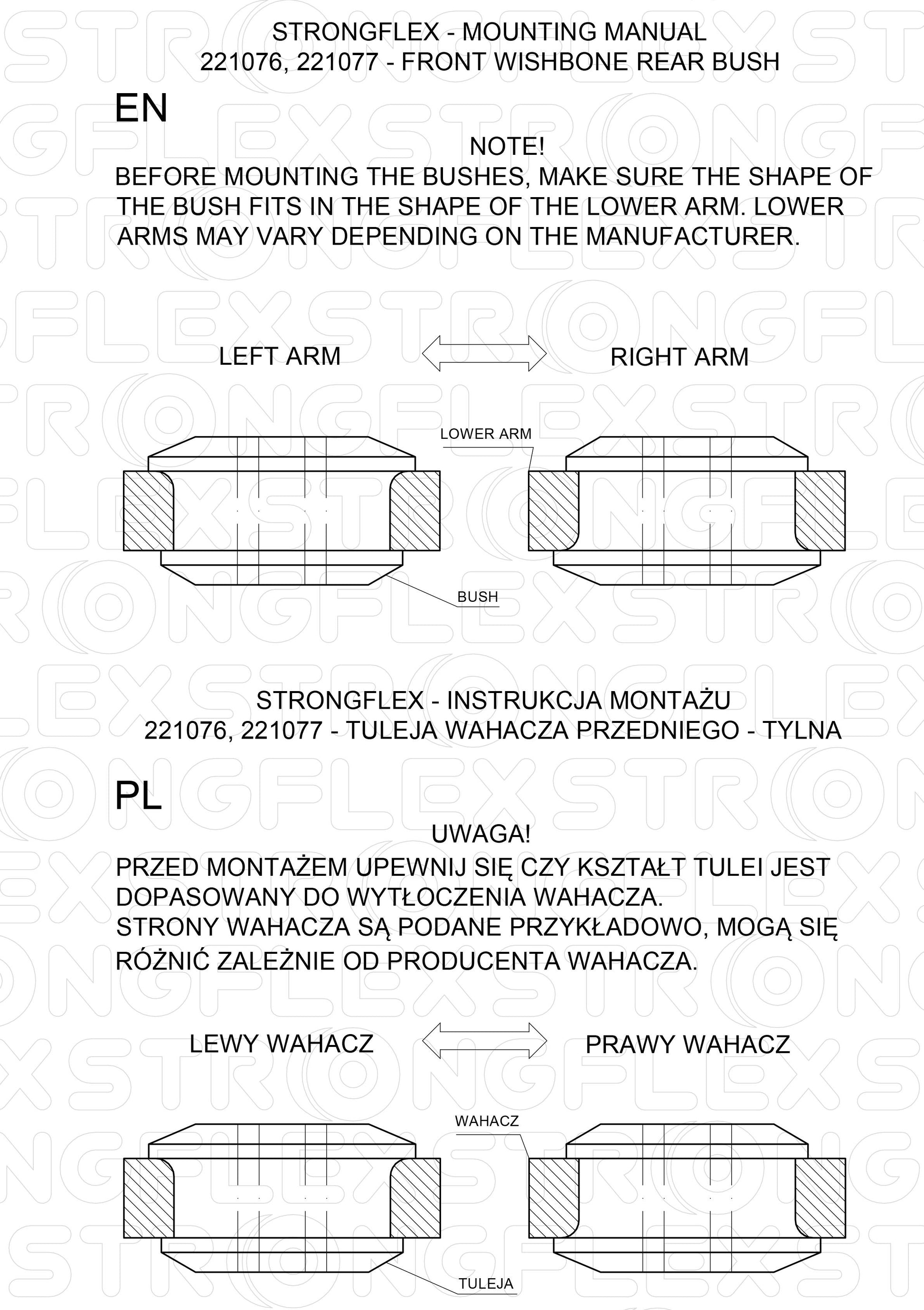221076A: Silentblock Trasero Delantero Inferior SPORT - Imagen 2