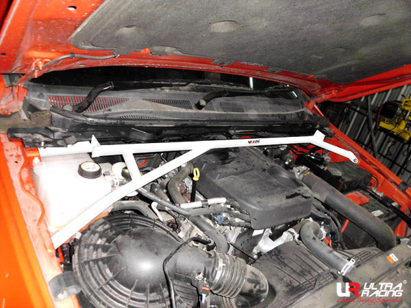 Barra de Torretas Delantera Superior 1986 Ultra Racing para Ford Ranger T6 2.2D 11+
