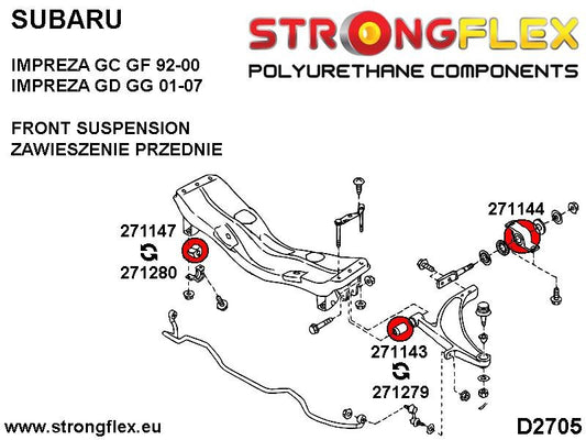 271280B: Silentblock Delantero Barra Estabilizadora