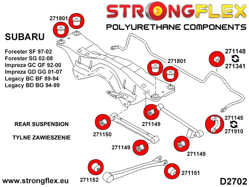 271341B: Silentblocks Barra Estabilizadora Delantera y Trasera - Imagen 3