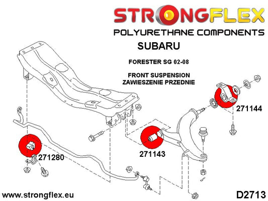 276146A: Kit de Silentblocks de Suspensión Completa SPORT