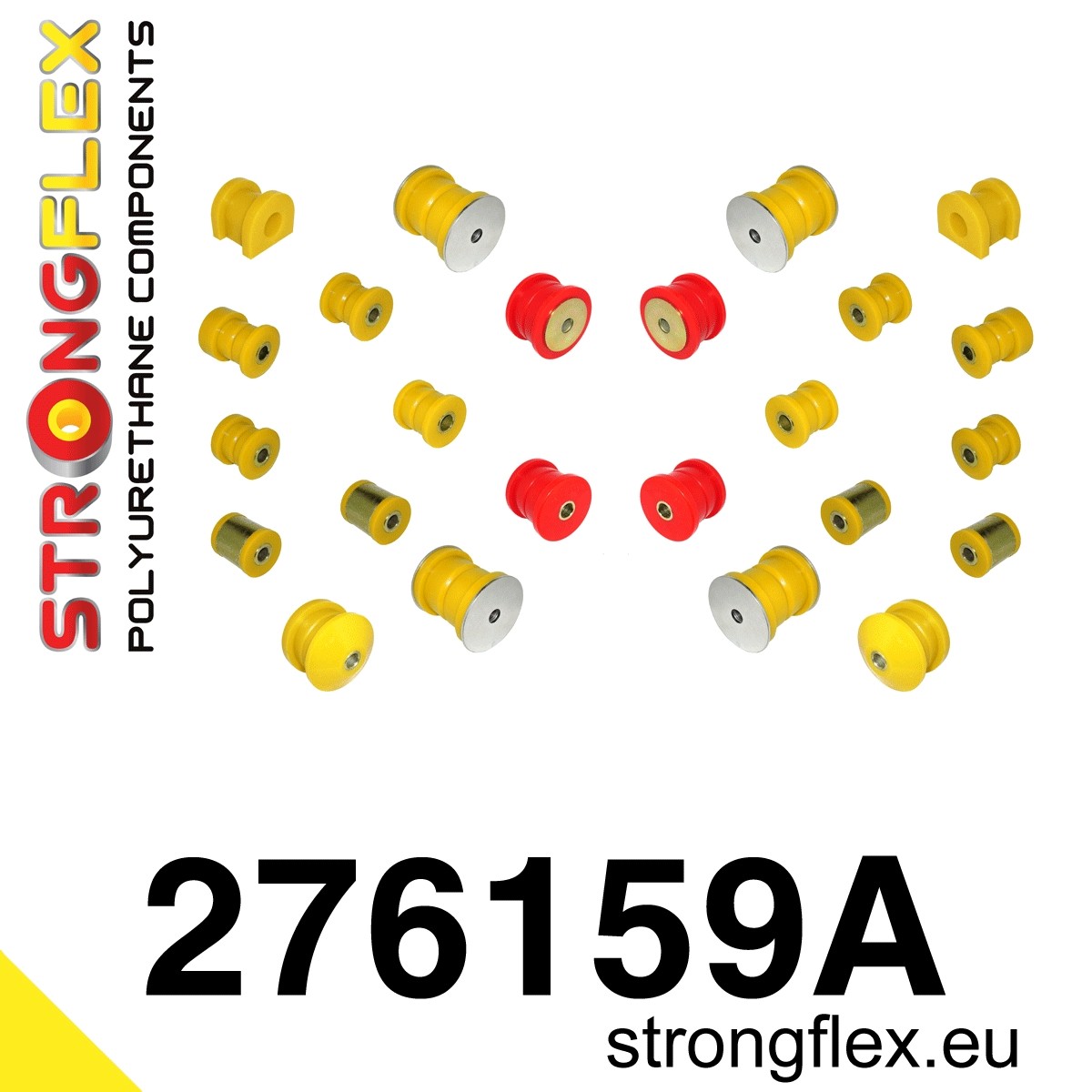 276159A: Kit Completo de Silentblocks Deportivos Traseros