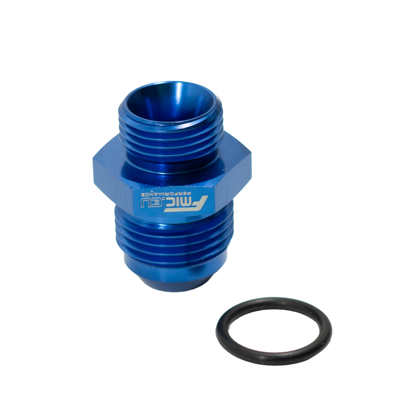 Racor AN8 ORB Macho a AN10 Macho JIC Azul