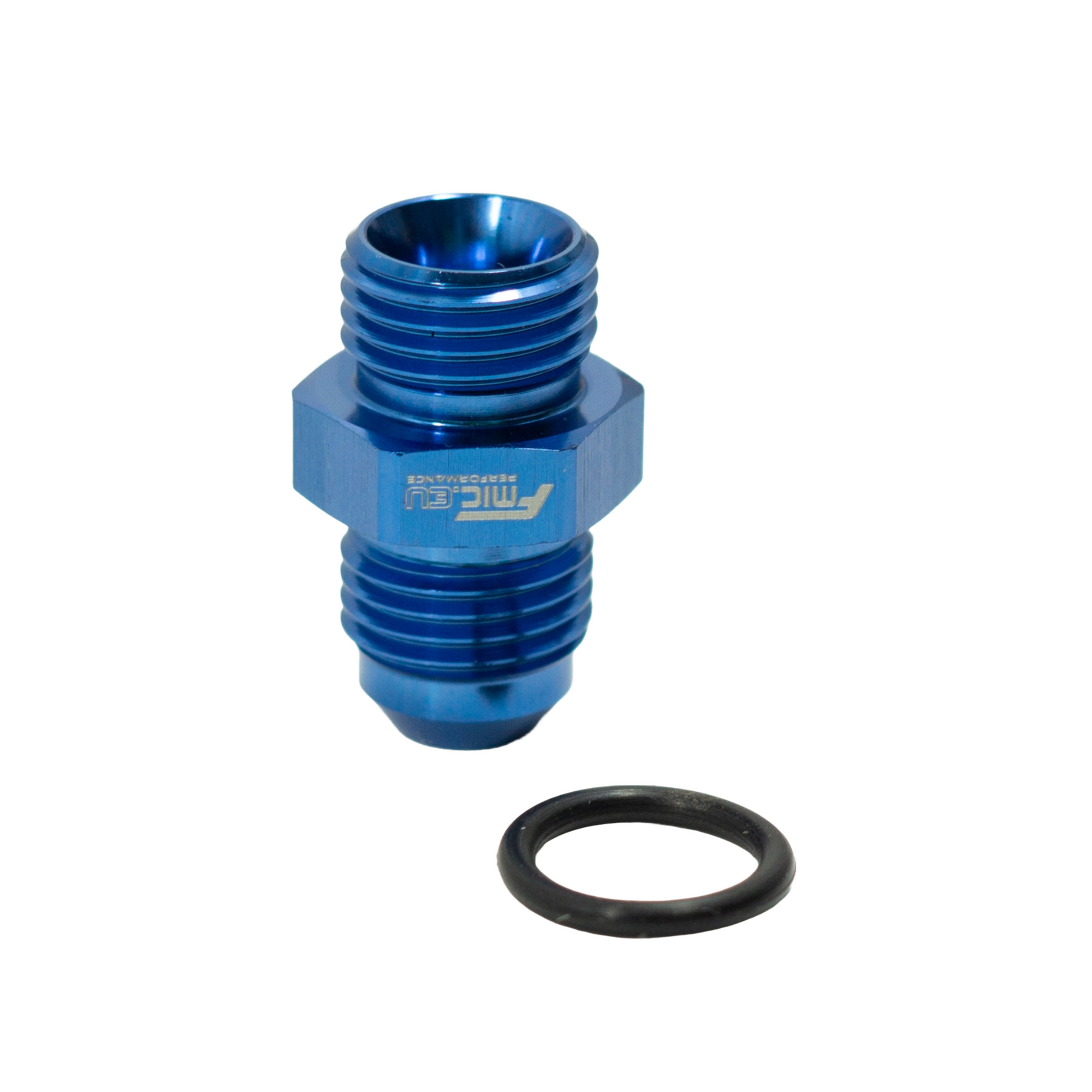 Racor AN6 ORB Macho a AN6 Macho JIC Azul - Imagen 3