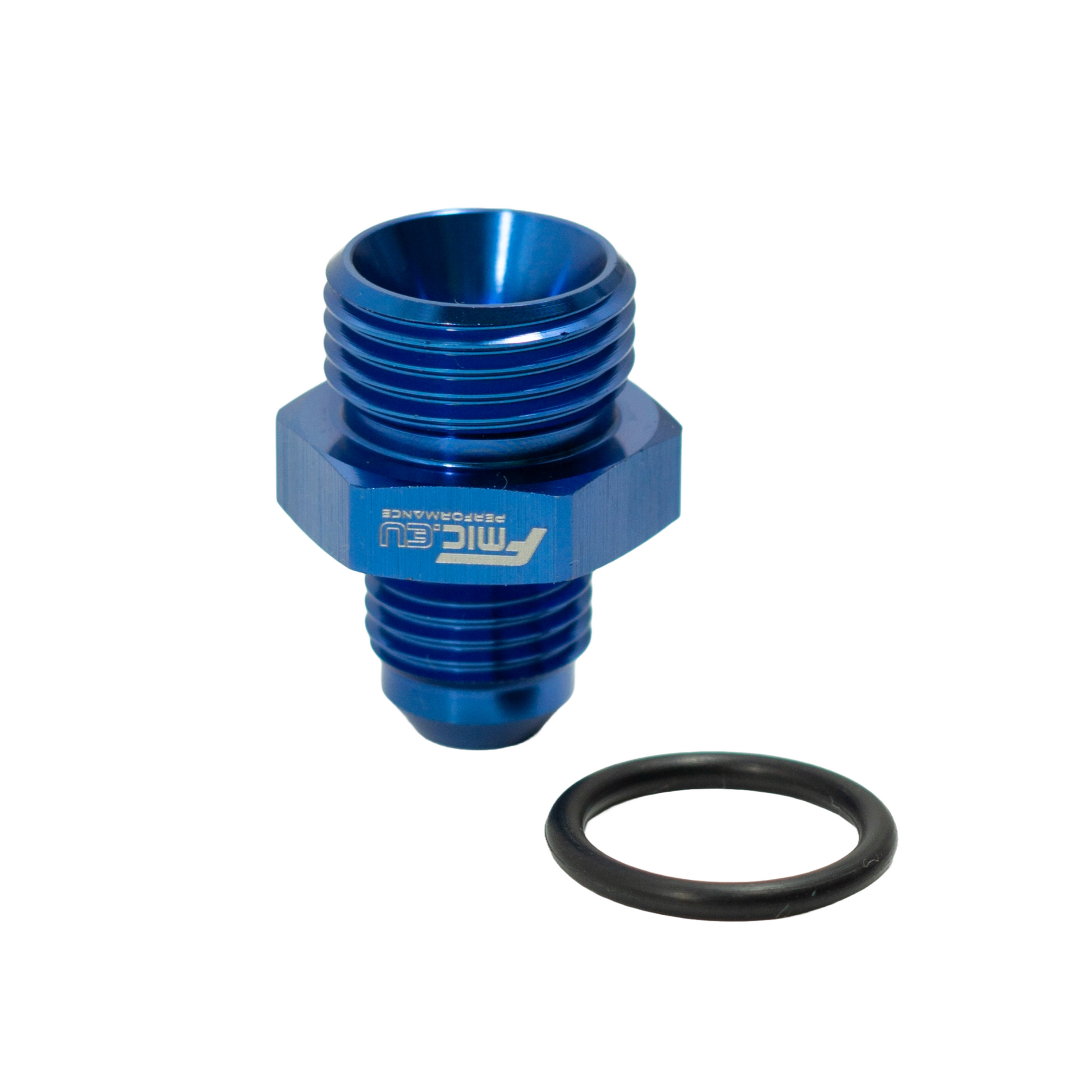 Racor AN8 ORB Macho a AN6 Macho JIC Azul - Imagen 2