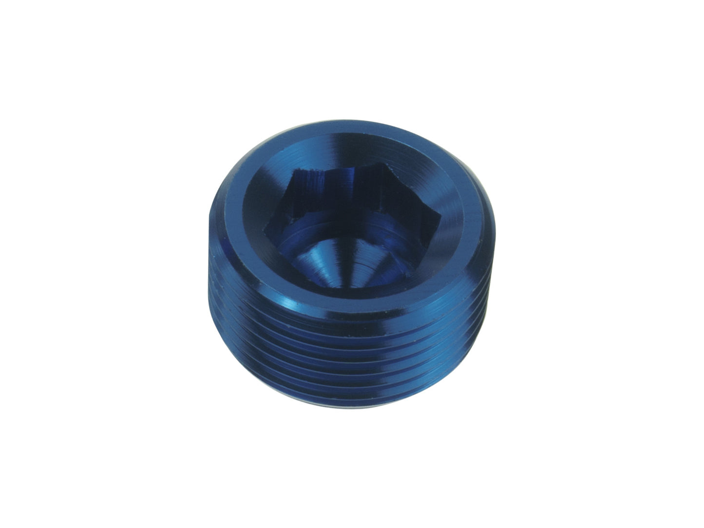 Tapón Ciego 3/4NPT Hexagonal Allen Macho, Adaptador de Combustible/Aceite, Negro