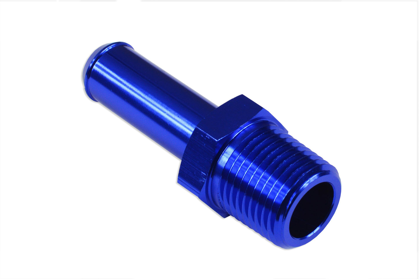 Adaptador de Combustible 3/8 NPT a Racor de Púas 12-13mm Azul - Imagen 2