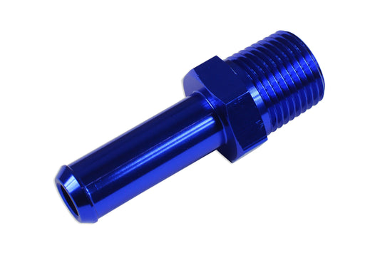 Adaptador de Combustible 3/8 NPT a Racor de Púas 12-13mm Azul