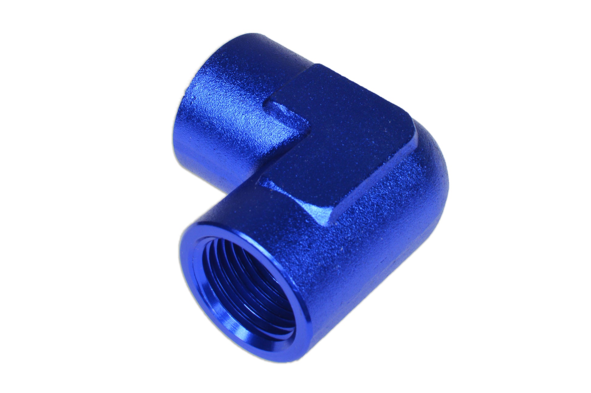 Adaptador 3/8 NPT 90' Hembra-Hembra Para Manguera Azul - Imagen 4