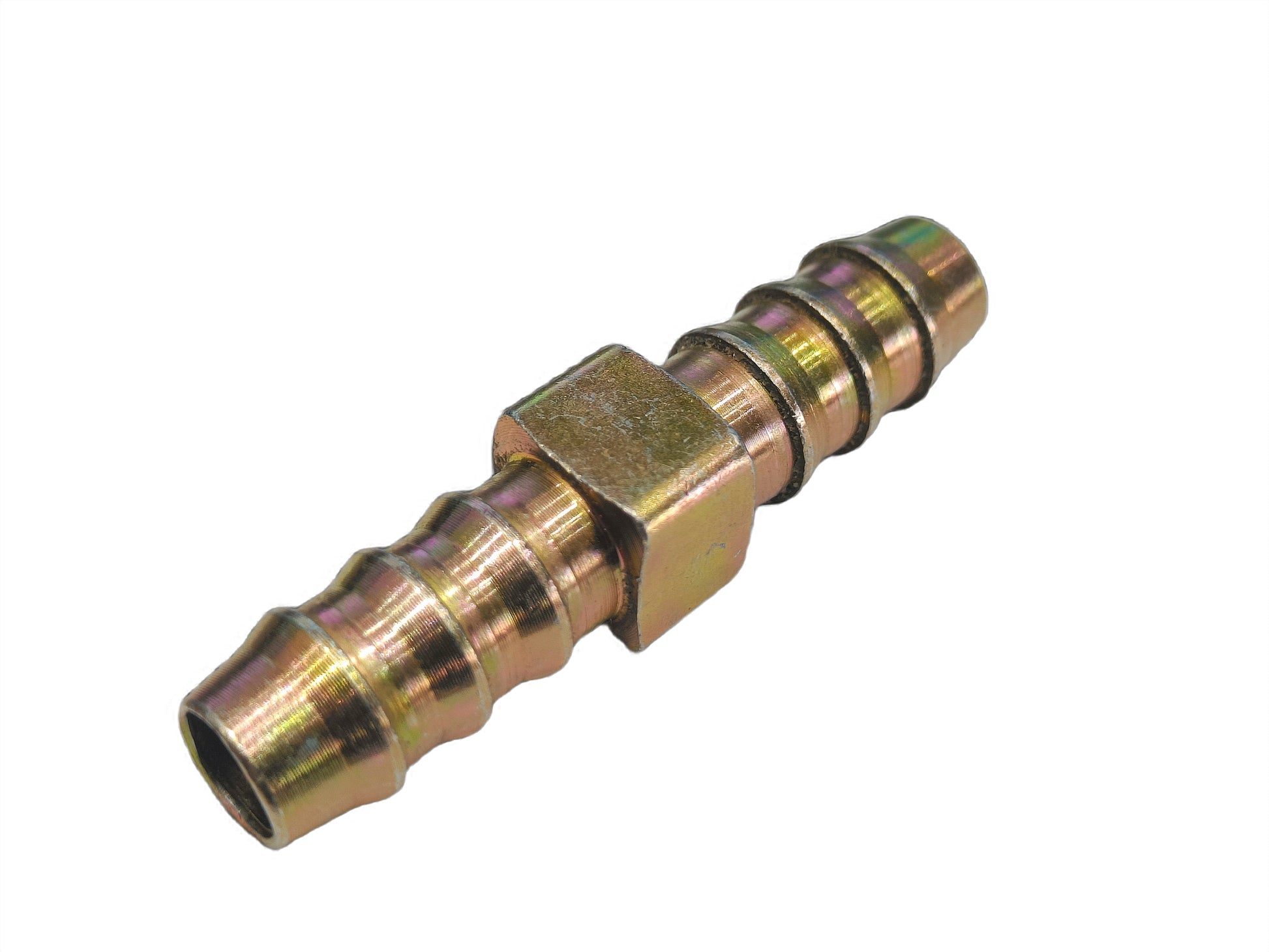 Conector de Acero para Mangueras de Vacío de 8 mm