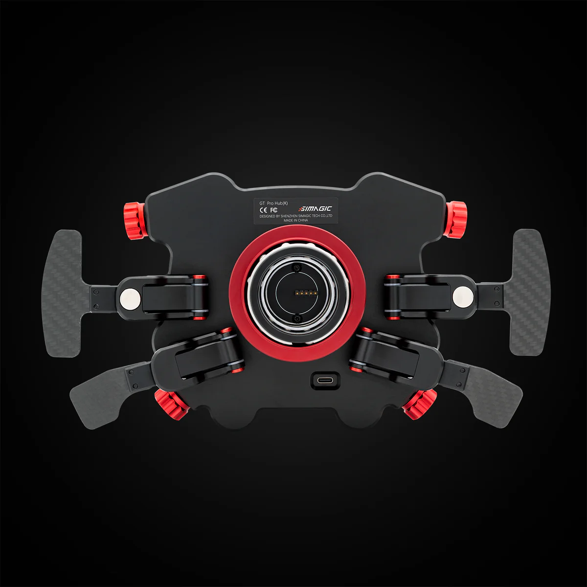 Buje de Volante GT Pro (K) SIMAGIC y Levas para Simulador Simracing - Imagen 2