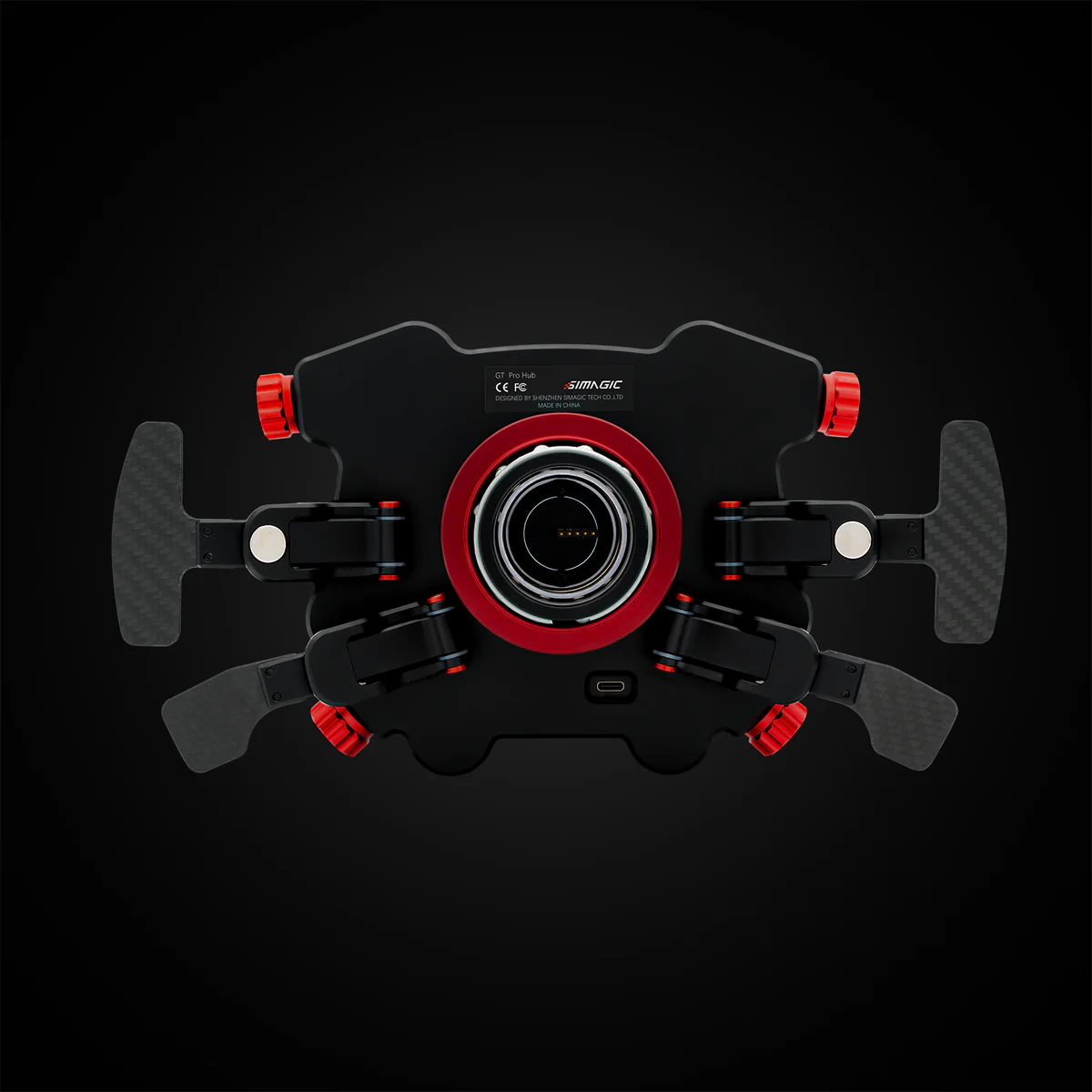 Buje Volante GT Pro, Levas SIMAGIC, Simulador Simracing - Imagen 4