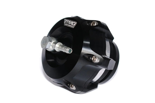 Kit Válvula Blow Off RTMG Performance 50mm Rodamientos con V-Band Aluminio Negro