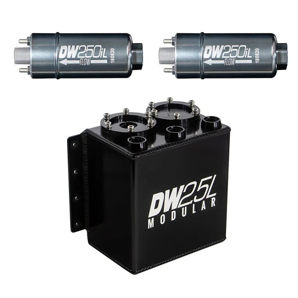 DeatschWerks 2.5L: Depósito Anti-Oleaje con 2 Bombas 250iL